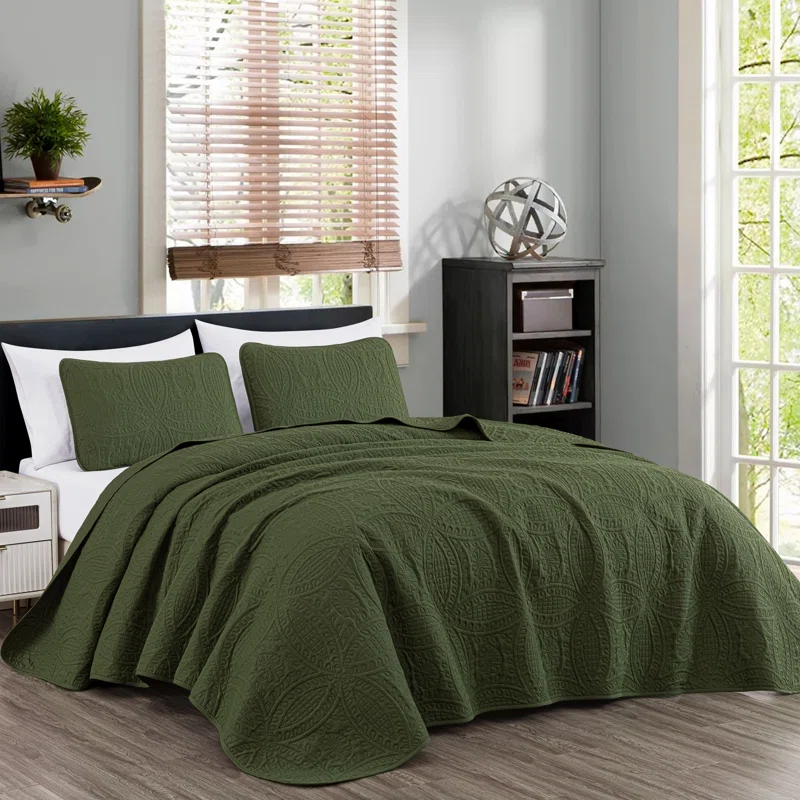 Austin Standard Geometric Shapes Coverlet Set