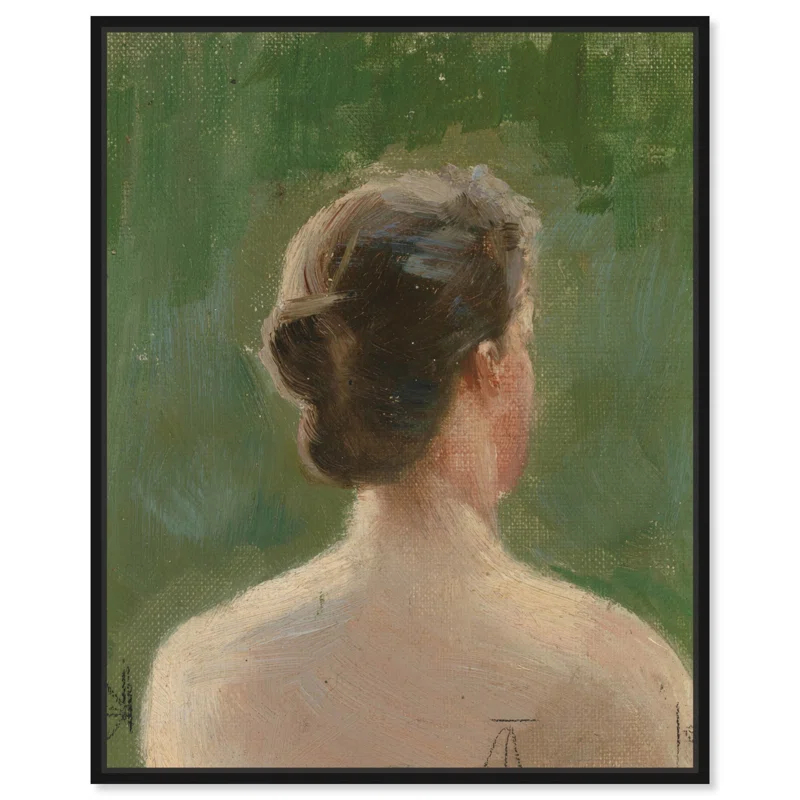 Art Remedy Head Study Canvas Vintage Classic Portrait by Art Remedy