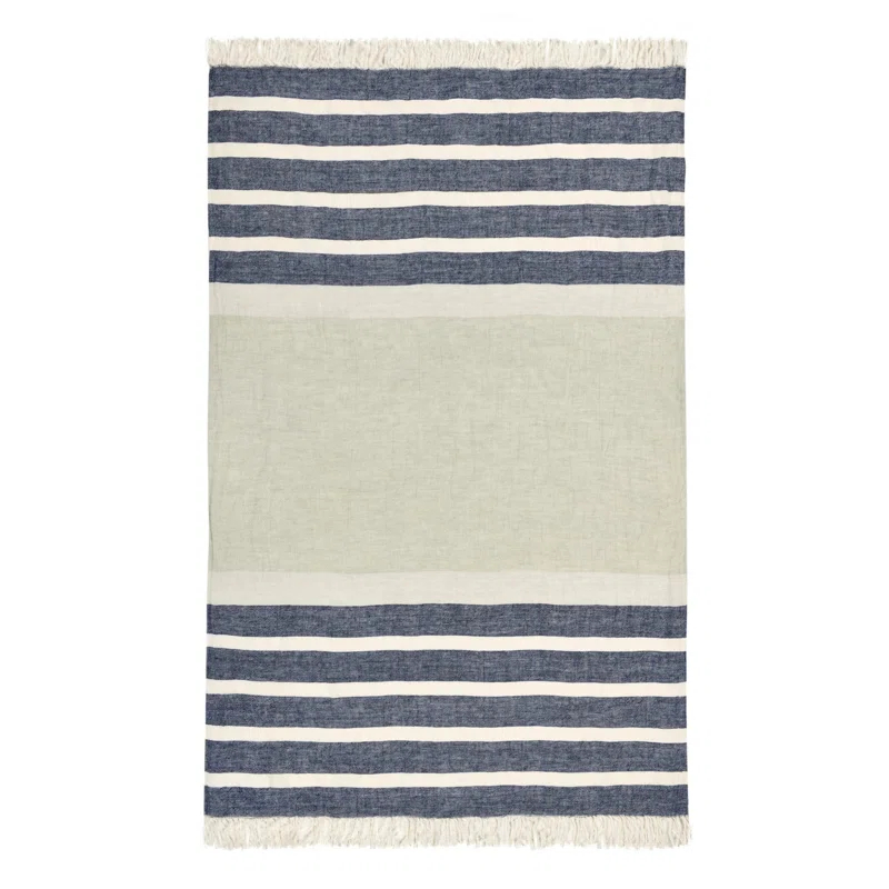 Villa by Classic Home Crawford Hand Woven Throw Blanket
