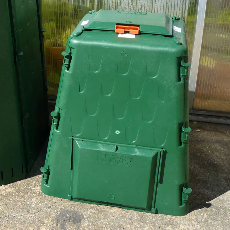 Juwel AeroQuick 77 Gallons Plastic Outdoor Stationary Composter with Latching Lid