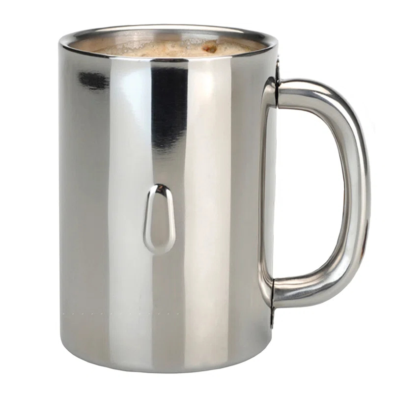 BergHOFF BergHOFF Straight 4Pc 18/10 Stainless Steel Coffee Mug Set (Set of 4)