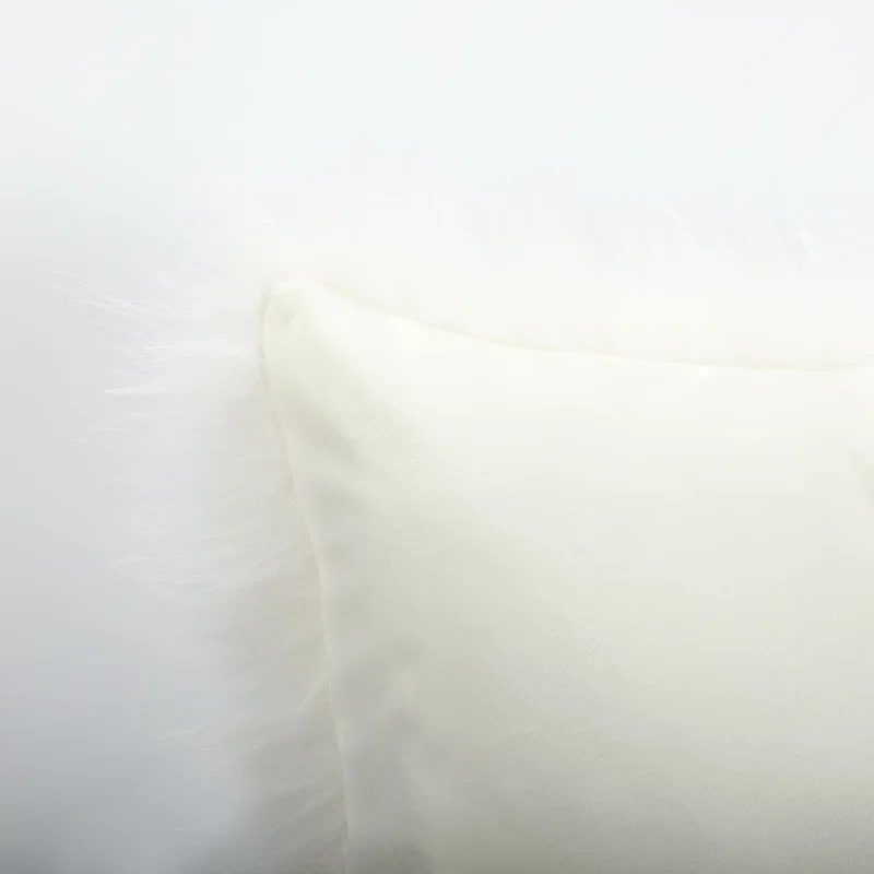 Nanshing America, Inc Flafia Faux Fur Throw Pillow Covers