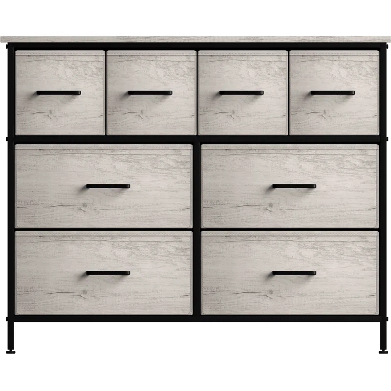 Sorbus 8 Drawers Chest Dresser with Knob Handle