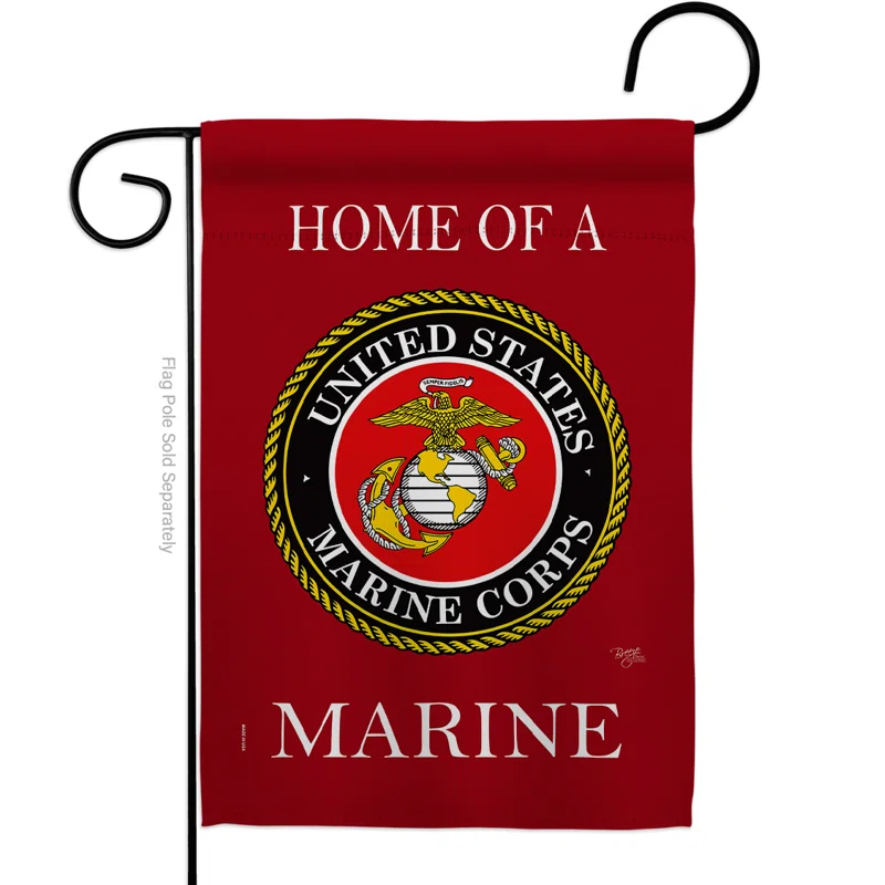 Breeze Decor Double Sided 18.5'' H x 13'' W Polyester Garden Flag