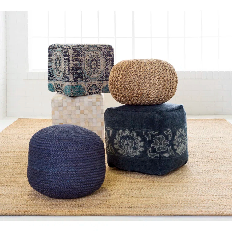 Rodriguez Upholstered Pouf