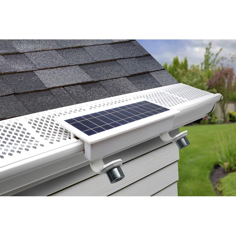 STKR Concepts 2 - Head LED Solar Powered Dusk to Dawn Outdoor Security Spotlight
