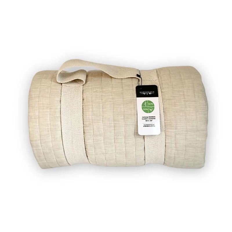 BedVoyage BedVoyage Melange from Bamboo Cotton Quilted Coverlet
