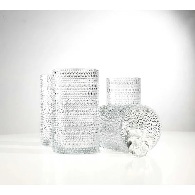 Home Essentials and Beyond Halo Set Of Four 15Oz Highball (Set of 4)