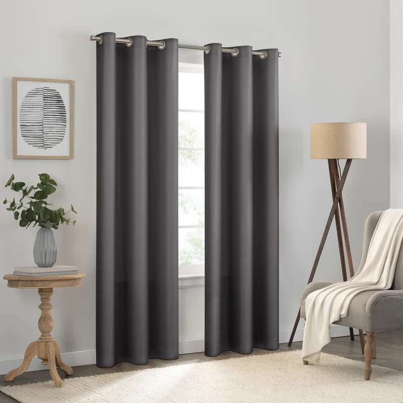 Eclipse Eclipse Kendall Grommet Solid Blackout Curtain Panel