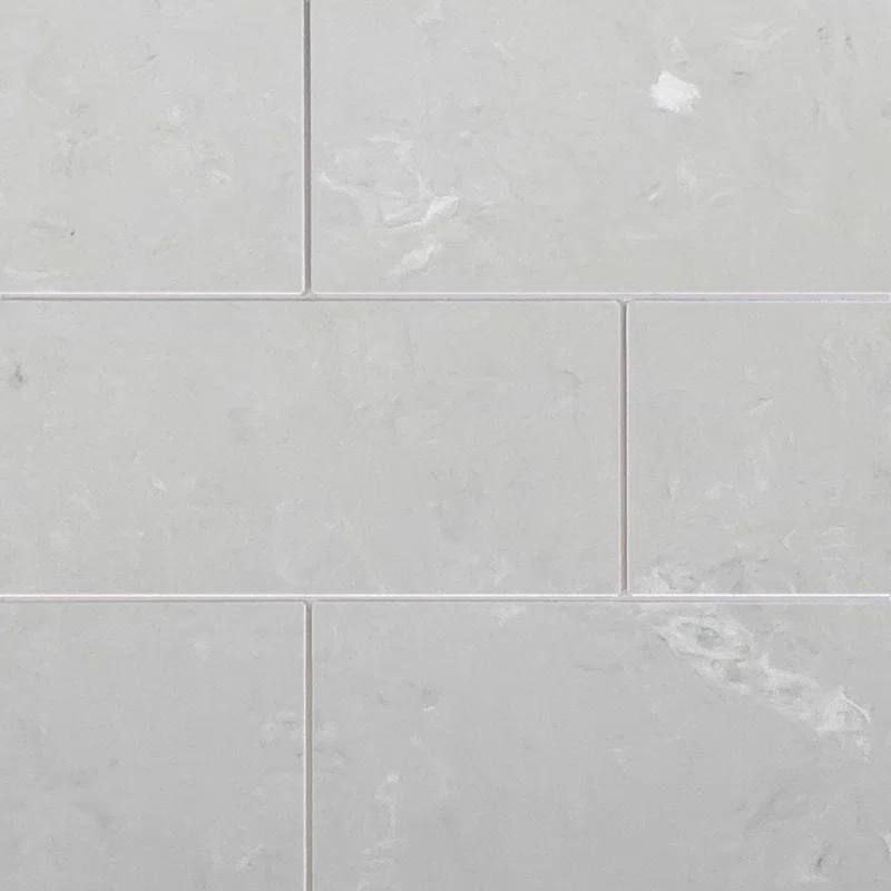 Transolid SaraMar 60'' W 36'' D 96'' H Glue Up Solid Surface Wall