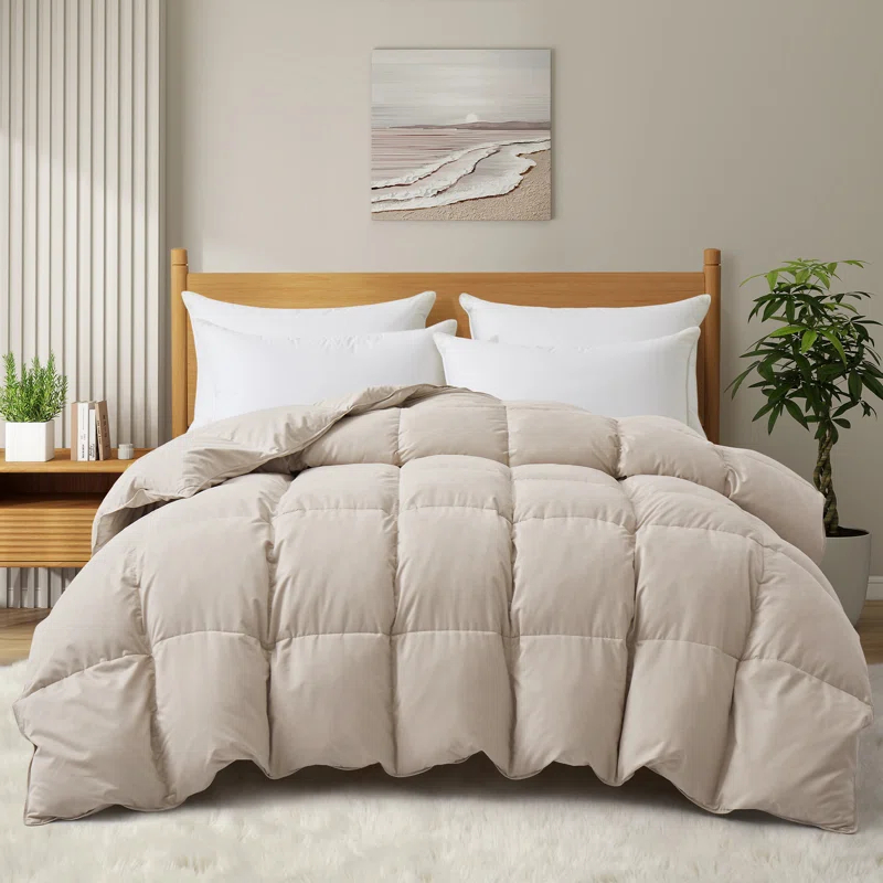 Alwyn Home 600in³/oz Fill Power Winter Goose Down Comforter
