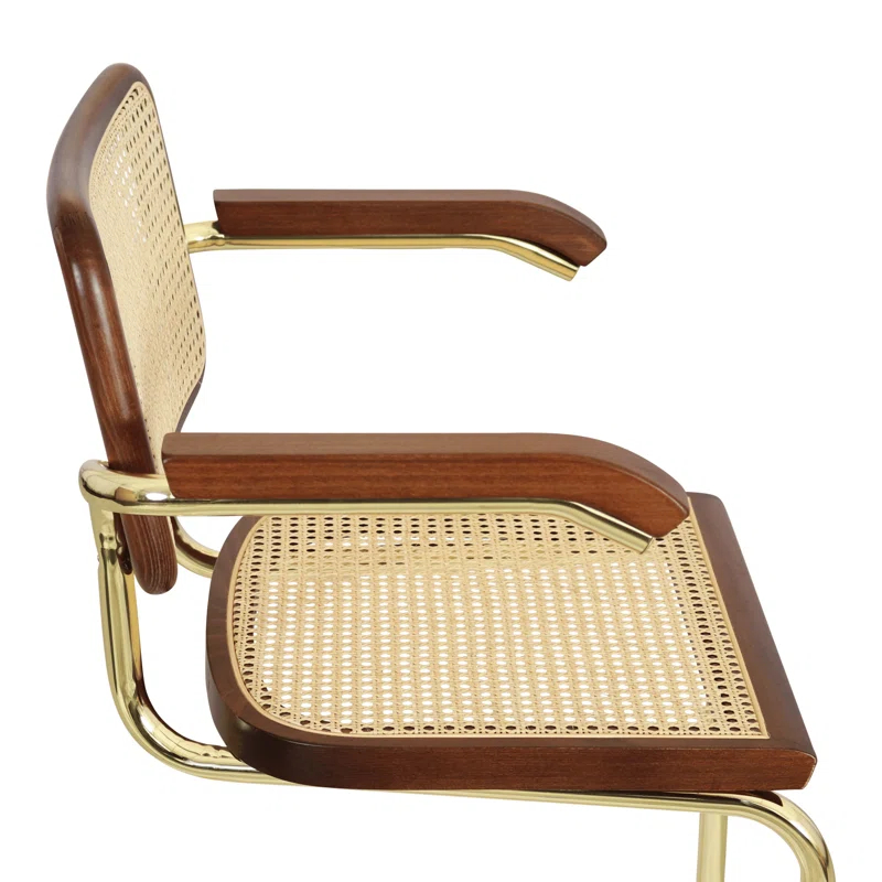 Breuer Chair Company Marcel Breuer Cesca Cane Cantilever Dining Armchair Arm Chair