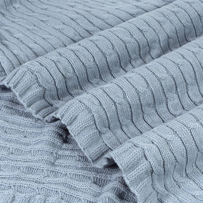 Legacy Decor Knitted Throw Blanket