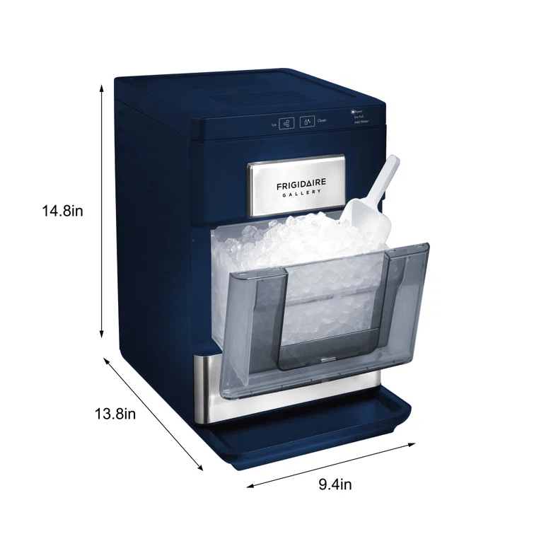 Frigidaire Frigidaire Gallery, 33 Lbs. Countertop Ice Maker, Stainless Steel Accents, Nugget Shaped Ice
