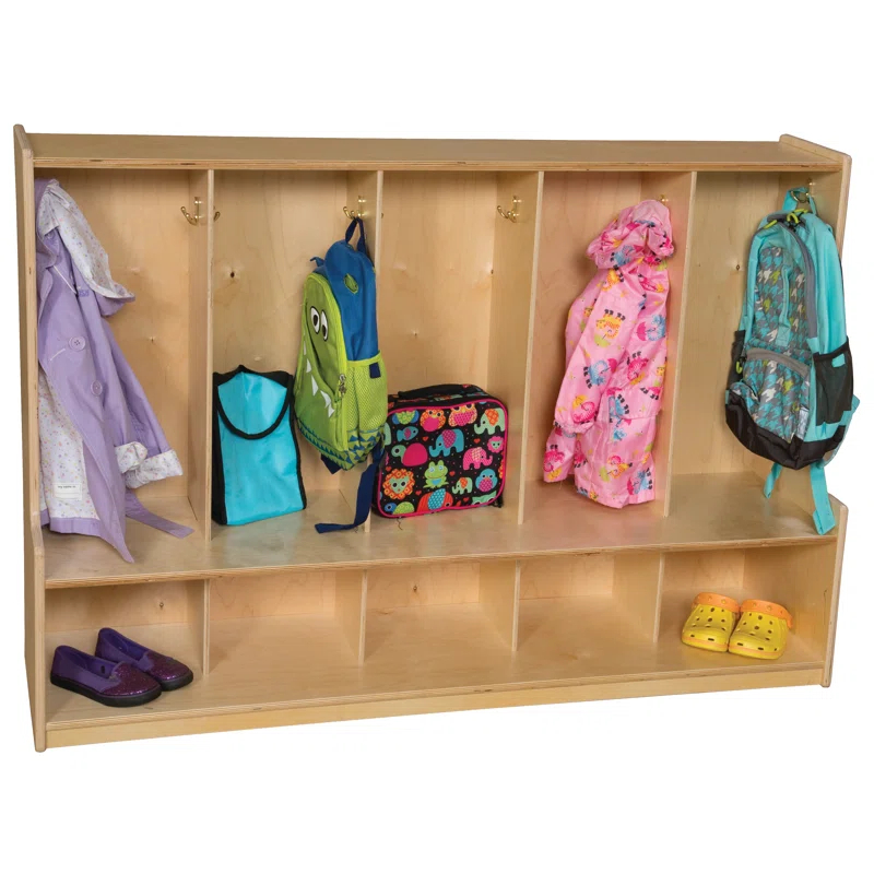 Toddler 36.75"H, 5 Section Locker