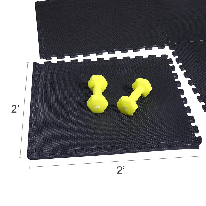 BalanceFrom Fitness Balancefrom Fitness 48 Sq Ft Interlocking EVA Foam Exercise Mat Tiles