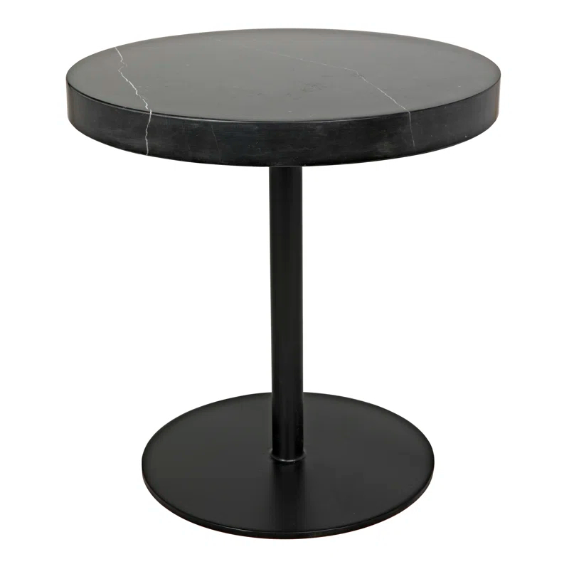 Noir Ford Marble Top End Table