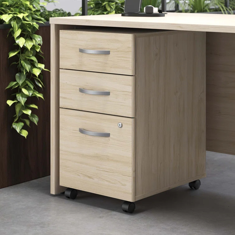 Bush Business Furniture Arrive 16'' Wide 3 -Drawer Mobile File Cabinet