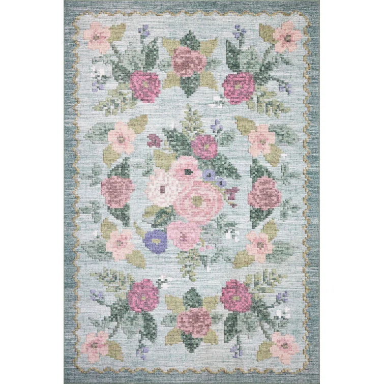 Rifle Paper Co. x Loloi Rifle Paper Co. x Loloi Rosa Sky Area Rug