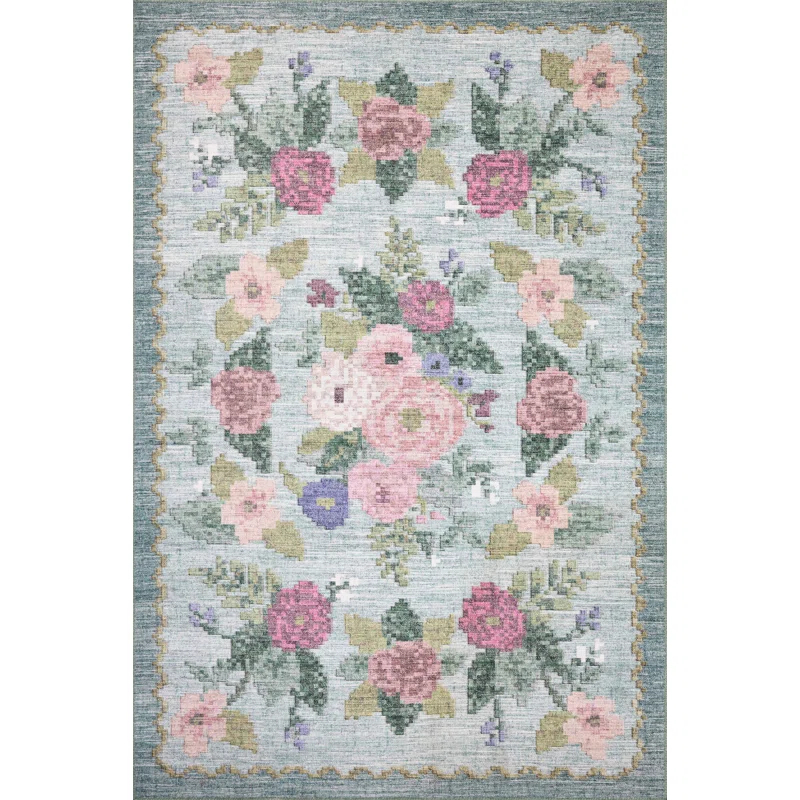 Rifle Paper Co. x Loloi Rifle Paper Co. x Loloi Rosa Sky Area Rug
