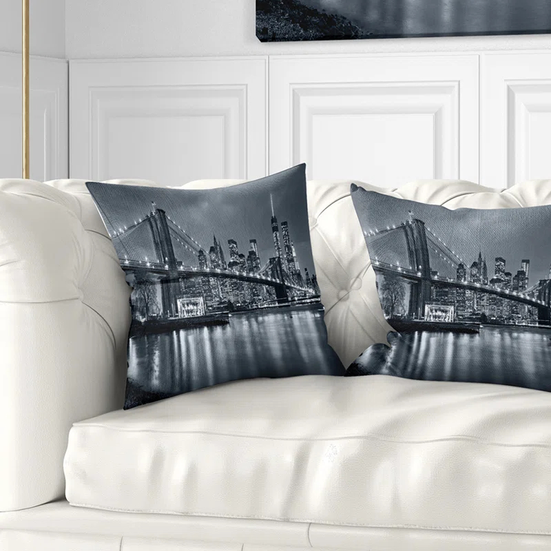 Design Art Reversible Throw Pillow