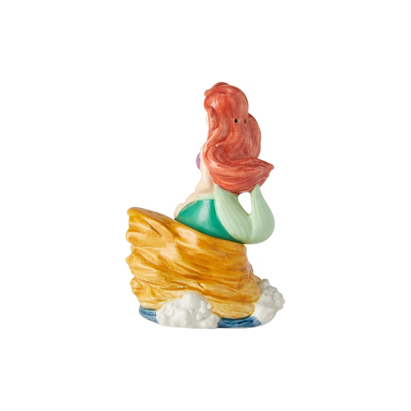 Department 56 Ariel on Rock Salt and Pepper Shaker Set 3.9in H