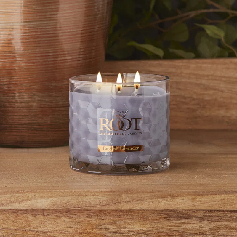 Root Candles English Lavender Scented Jar Candle