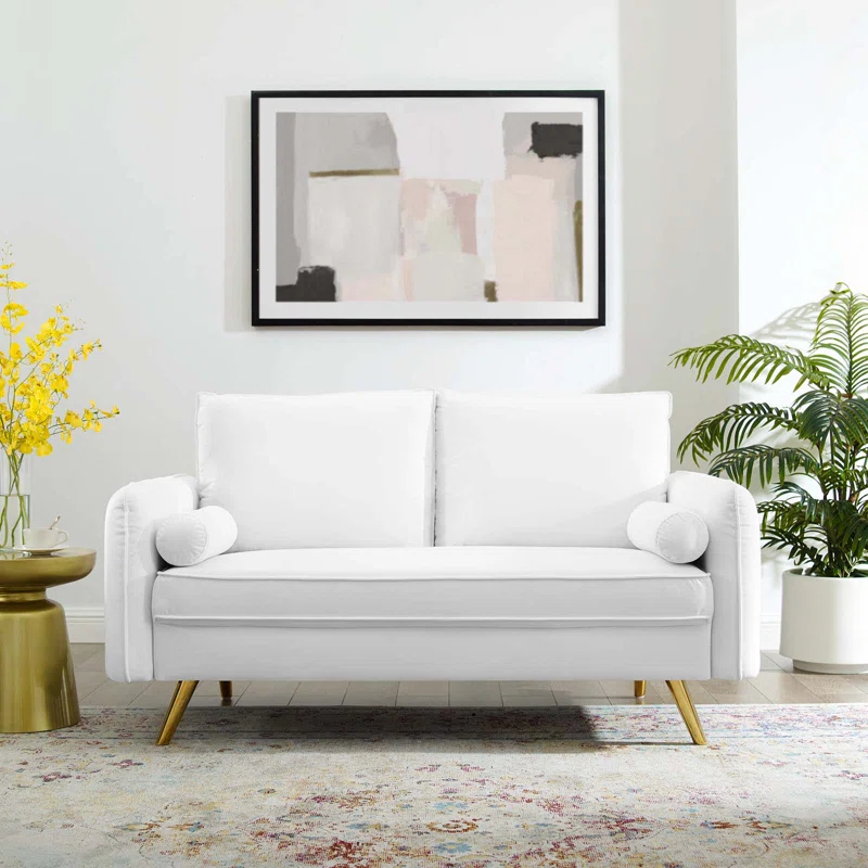 Modway Revive Performance Velvet Loveseat
