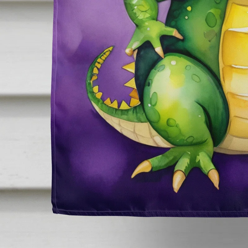 Caroline's Treasures Double Sided 40'' H x 28'' W Polyester Mardi Gras House Flag