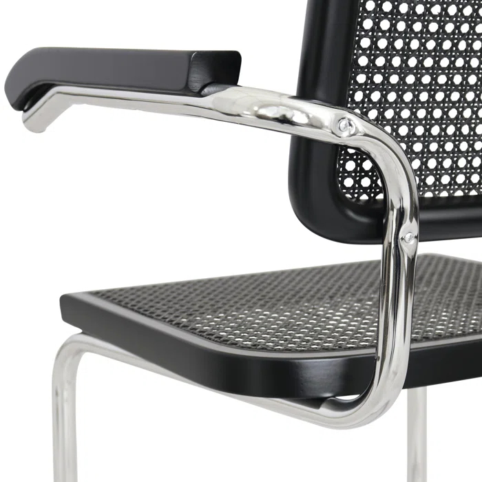 Breuer Chair Company Marcel Breuer Cesca Cane Cantilever Dining Armchair Arm Chair