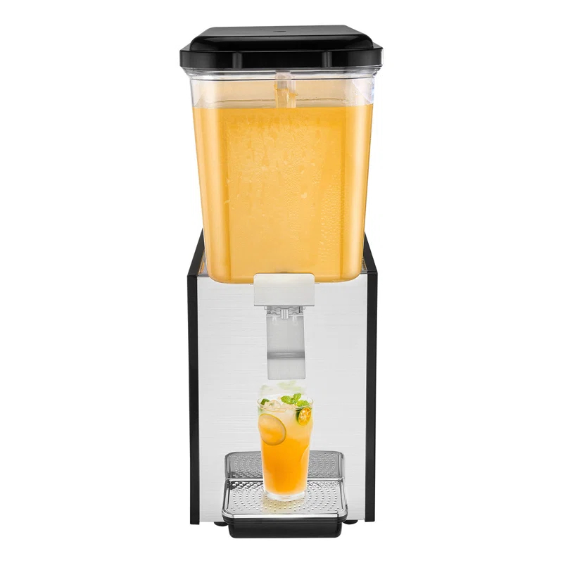 VEVOR Commercial Beverage Dispenser 18L Cold Juice Ice Drink Dispenser for Party
