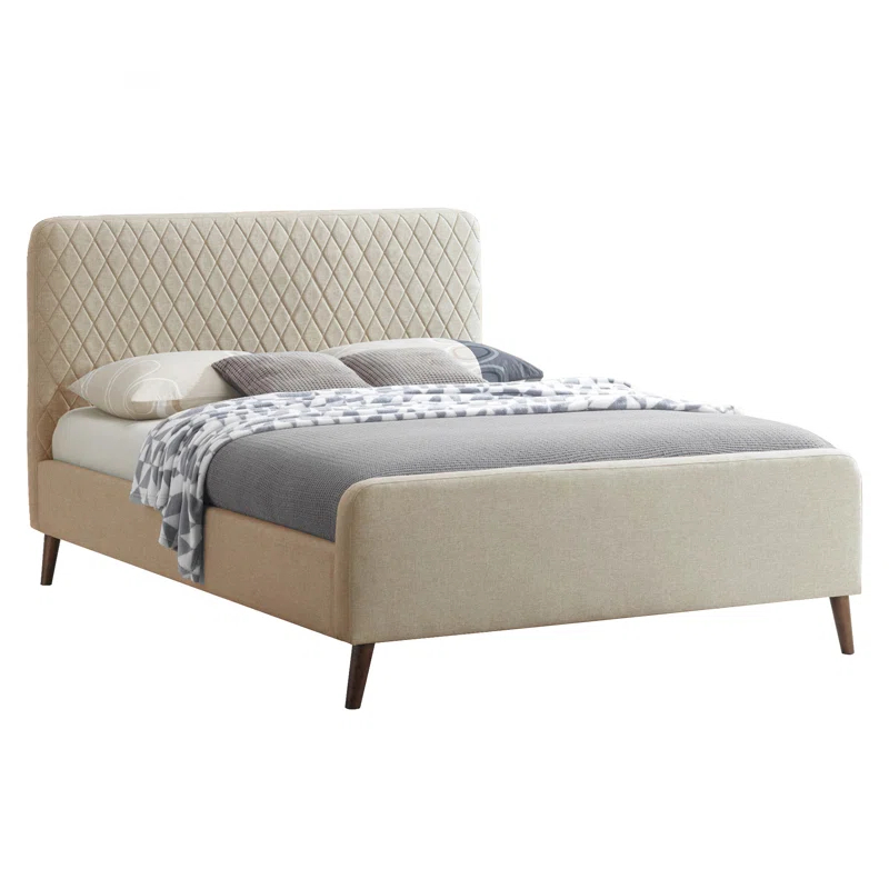 Better Home Products Roza Velvet Upholstered Queen Bed