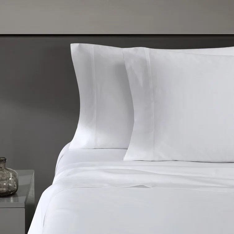 Vera Wang Vera Wang T800 Sateen Solid CVC Sheet Set