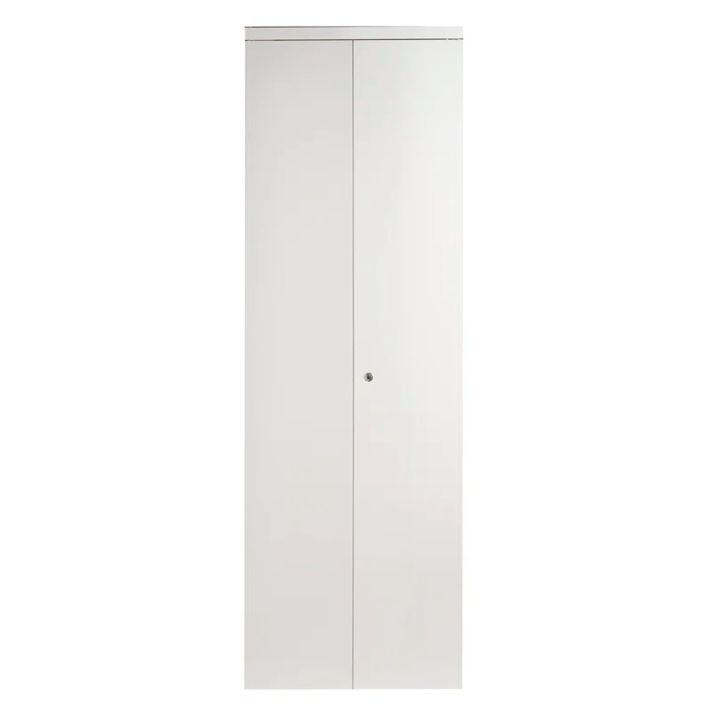 Custom Door and Mirror Flush Manufactured Wood Primed Bi-Fold Door | Wayfair