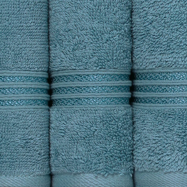 Oleg 600 GSM 6 Piece Egyptian-Quality Cotton Towel Set
