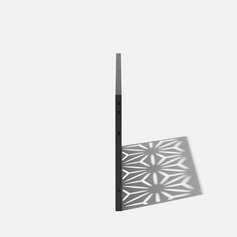 Veradek Screen Series Star Plastic Black Screen Panel (Set of 2)