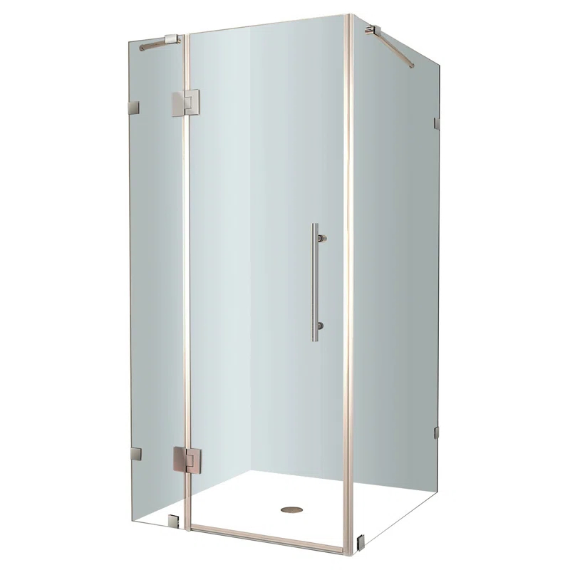 Aston SEN987-SS-4830-10 Avalux 48" x 72" Rectangle Hinged Shower Enclosure
