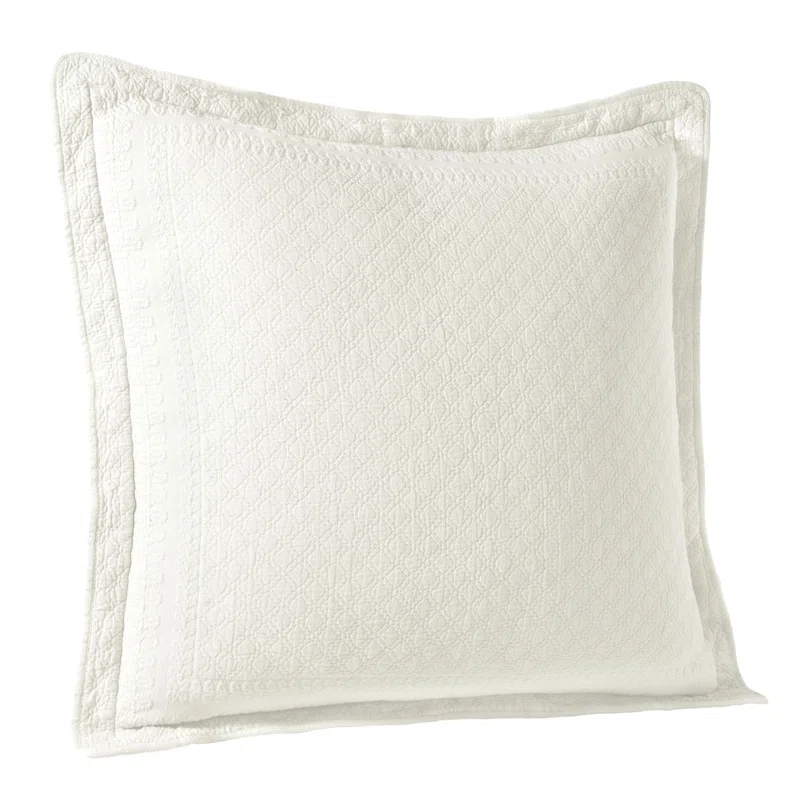 Historic Charleston King Charles Matelasse Cotton Pillow Sham