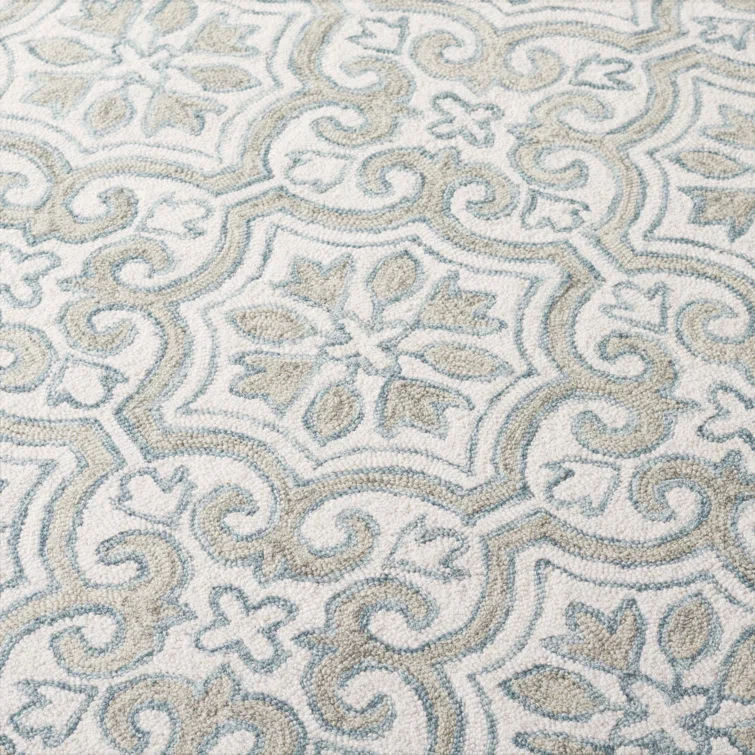 Lauren Ralph Lauren Lauren Ralph Lauren Hand Tufted Wool & Cotton Damask Rug