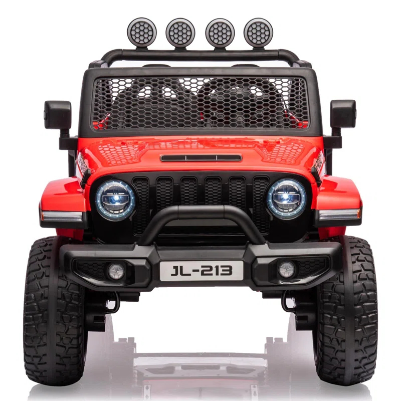 Hetoy 24V 7AH 2 Seater Kids Ride On Truck Car Electric Vehicles For Toddles 2WD/4WD Switchable Battery Powered Cars With Remote Control