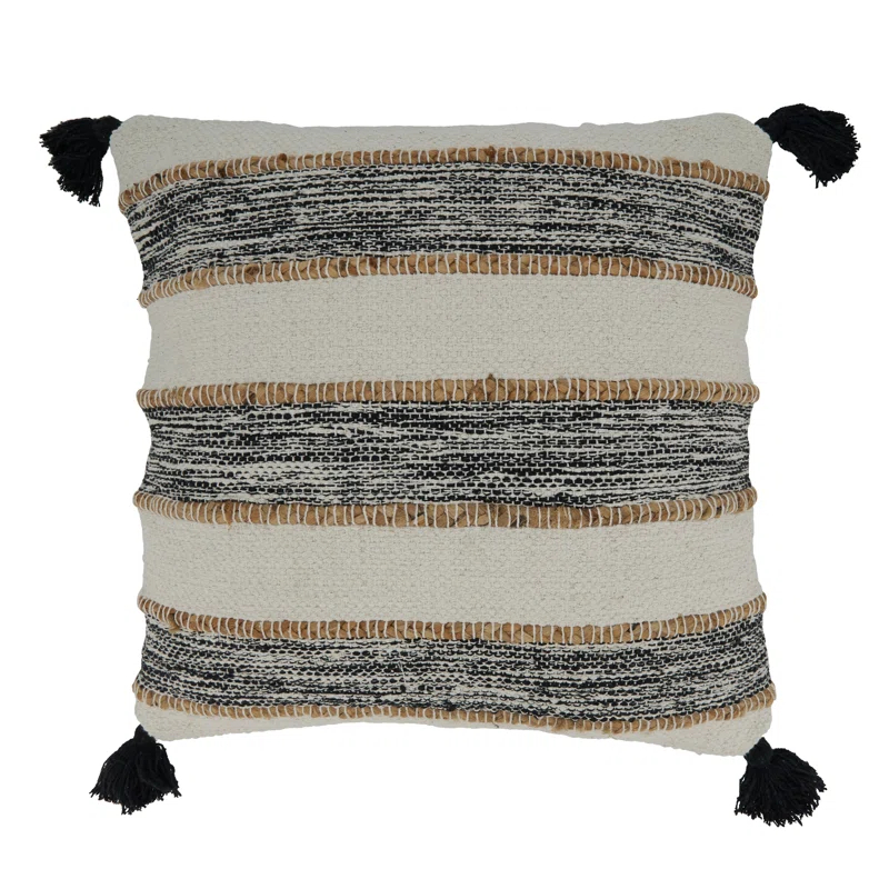 Tassels Cotton Pillow Cover