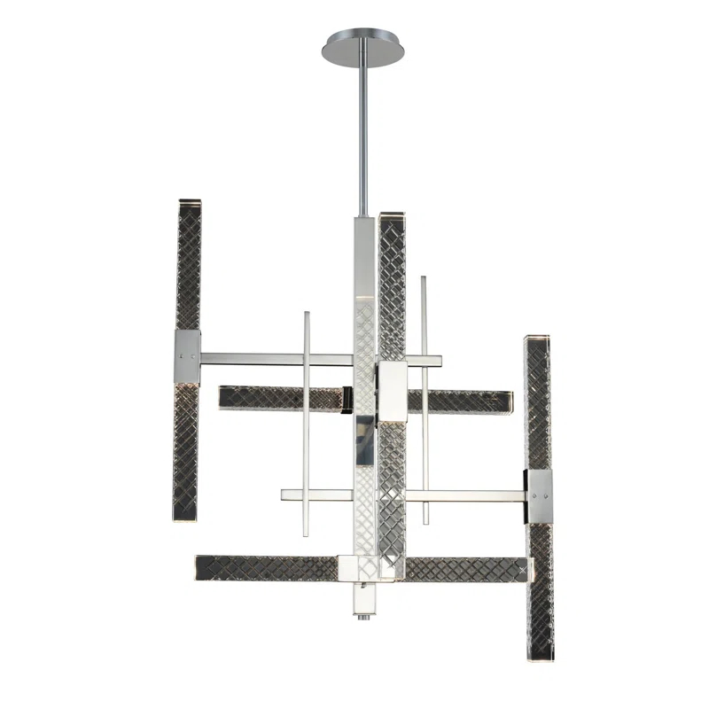 Allegri by Kalco Lighting Apollo 10 - Light Dimmable LED Sputnik Modern Linear Chandelier