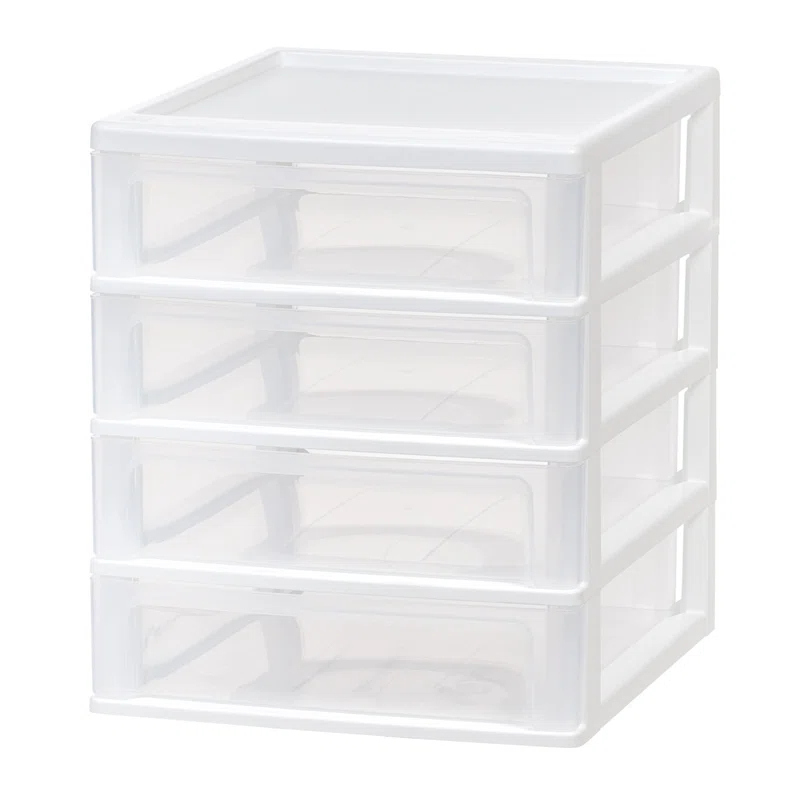 IRIS USA, Inc. 4 Drawer Plastic Desktop Organizer