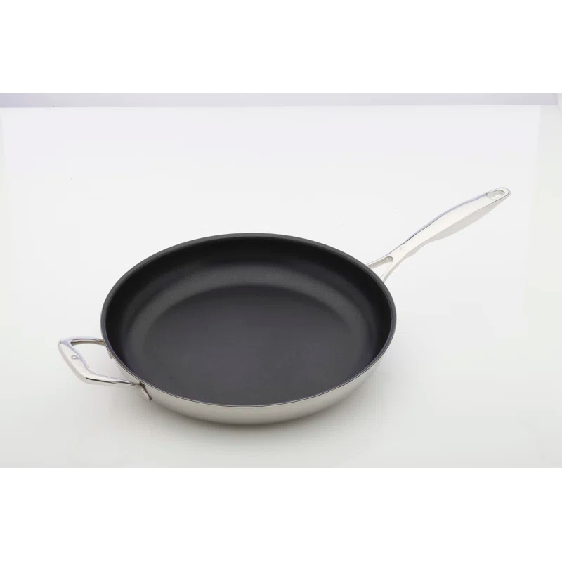 Swiss Diamond Swiss Diamond Prestige Stainless Steel Non-Stick Frying Pan with Lid