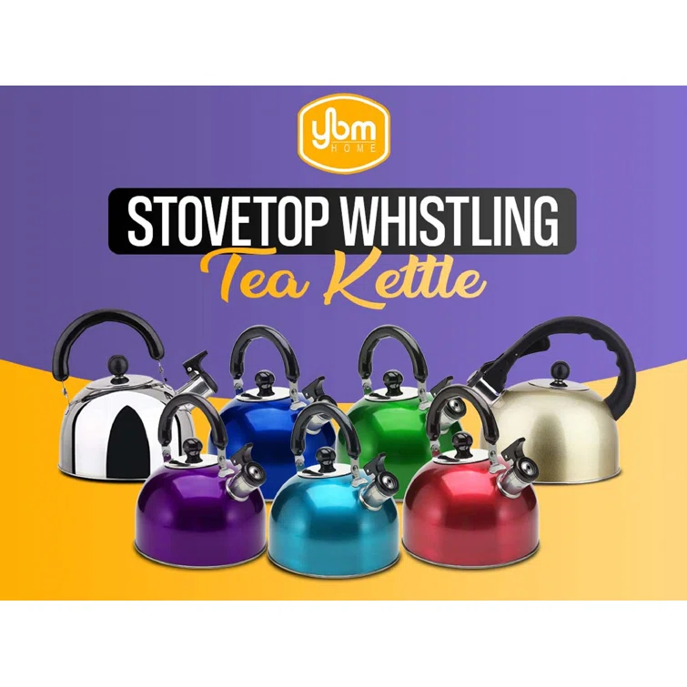 YBM Home YBM Home 3 Quarts Whistling Stovetop Tea Kettle