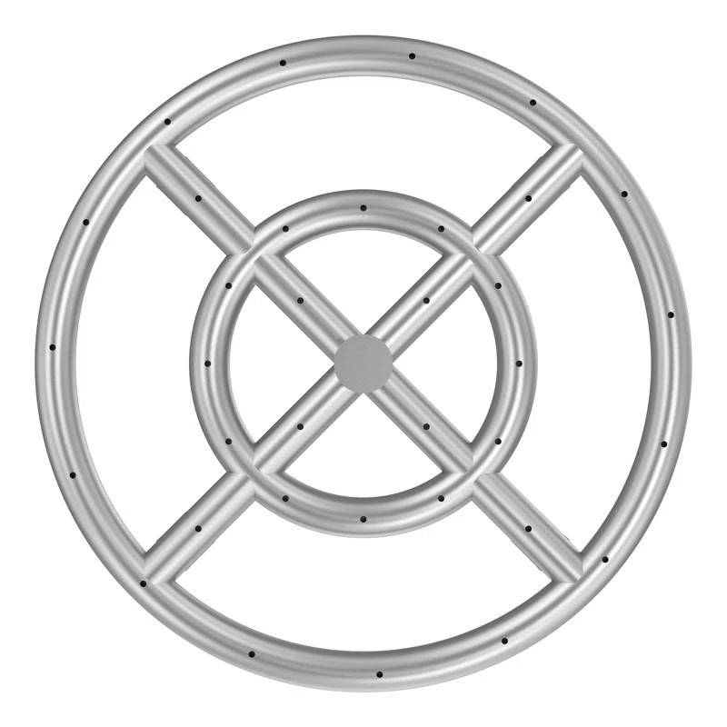 VEVOR 12'' Round Stainless Steel Fire Pit Accessory