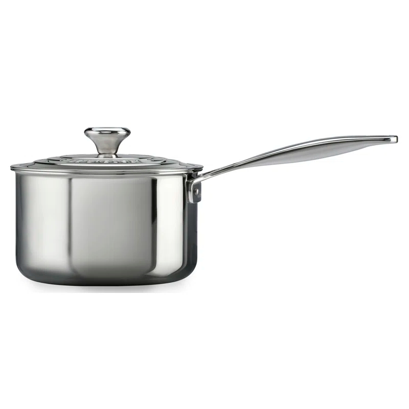Le Creuset Le Creuset Stainless Steel Saucepan with Lid