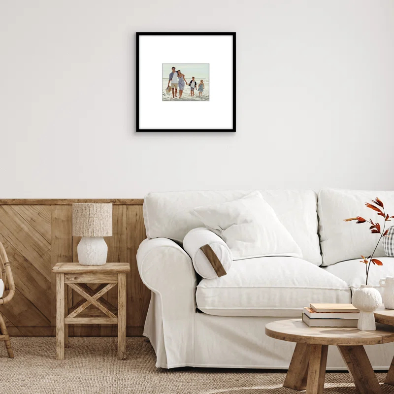 Americanflat Picture Frame with Oversized Mat - Gallery-Style Frames for Photos or Artwork - Multiple Sizes