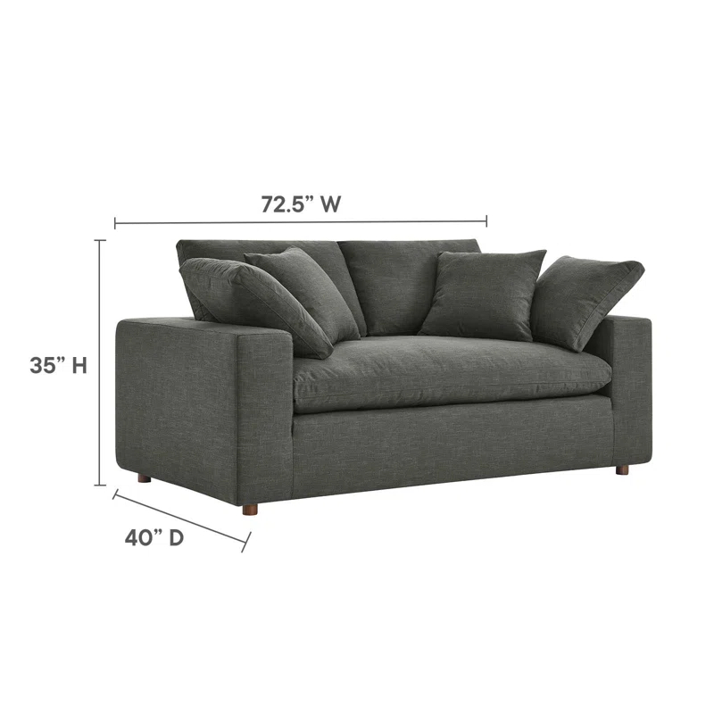 Modway Modway Commix Down Filled Overstuffed Loveseat