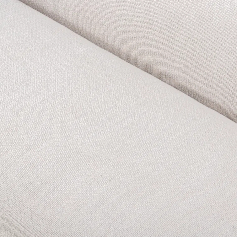 Nara 96'' Off-White Linen Tuxedo Arm Sofa